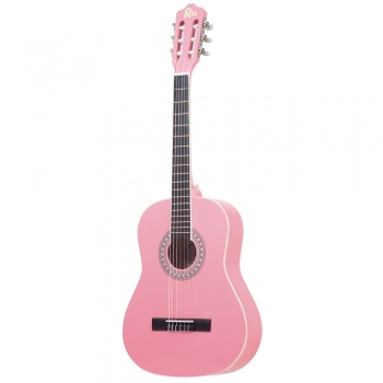 Rio 3/4 size (36'')Junior Classical Guitar - Pink