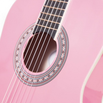 Rio 3/4 size (36'')Junior Classical Guitar - Pink