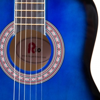 Rio 4/4 size (39'') Acoustic Classical Guitar - Blue