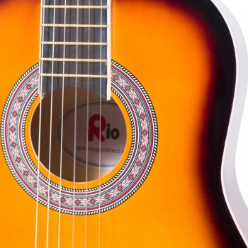 Rio 4/4 size (39'') Acoustic Classical Guitar - Sunburst