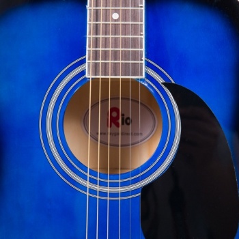 Rio 4/4 size (41'') Acoustic Dreadnought Guitar - Blue
