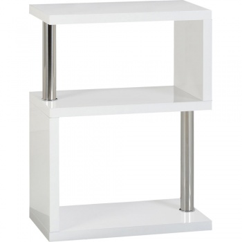 Charisma 3 Shelf Unit - White Gloss