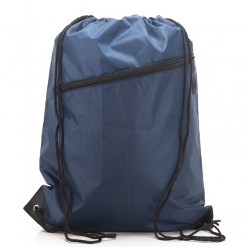RayGar Drawstring Bags for School/Sport Pack of 10 - Navy