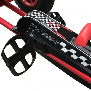 Kiddo Kids Racer Pedal Go-Kart 4-8 Years - Red