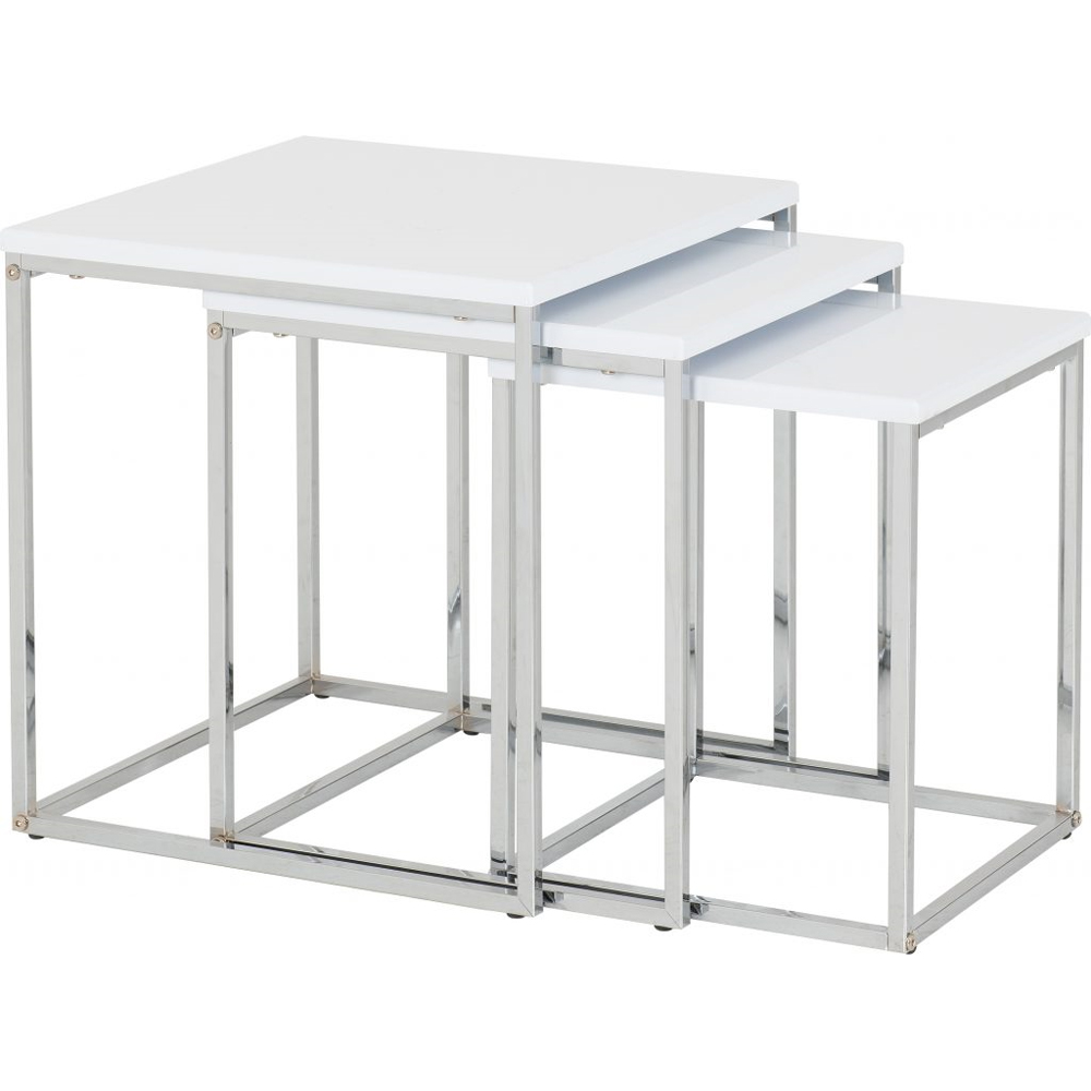 Charisma Nest of Tables - White