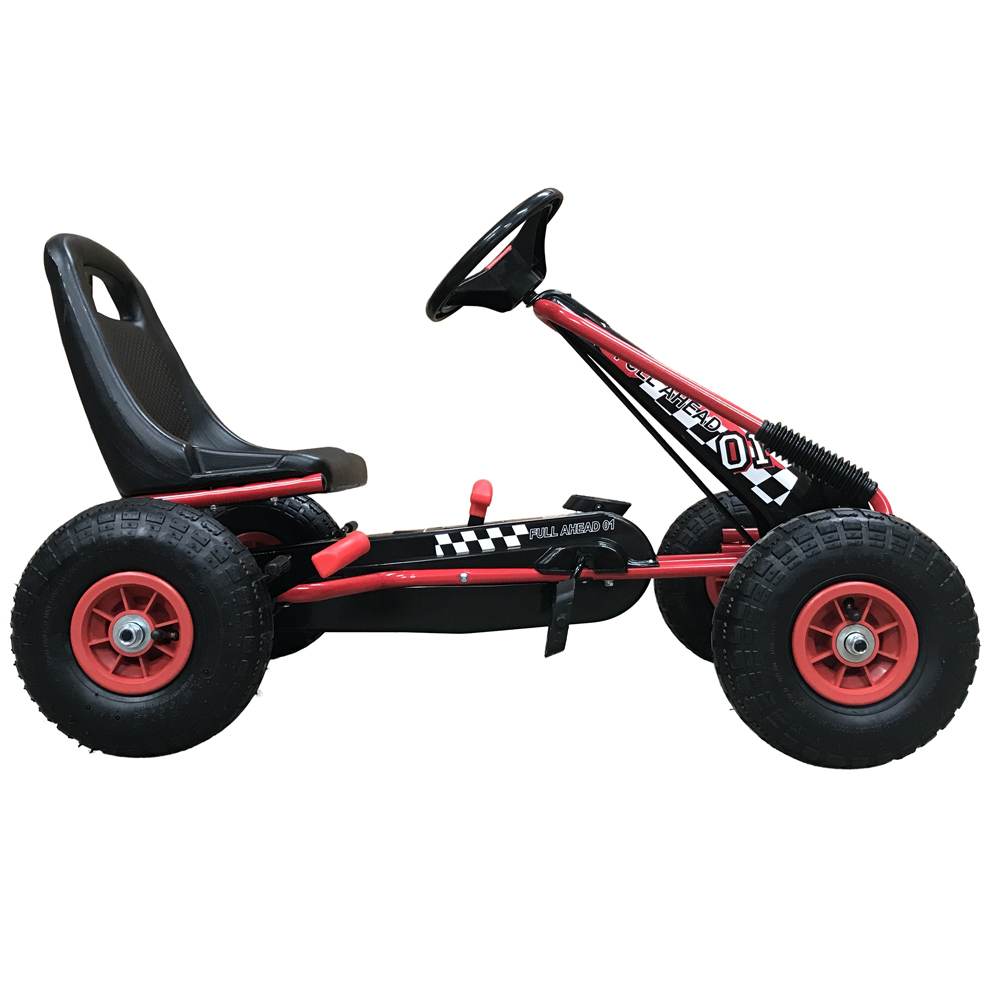 Kiddo Kids Racer Pedal Go-Kart 4-8 Years - Red | Free & Fast P&P