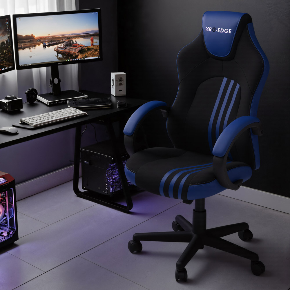 R Computer Chair RG-EDGE Gaming Style Office Computer Chair – Ergonomic Swivel Desk ...