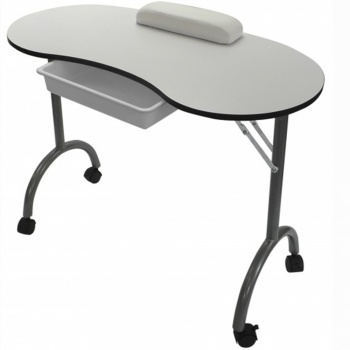 RayGar Manicure Nail Table - White