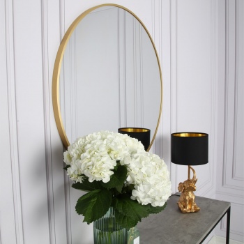 PANDORA Gold Round Mirror - 80cm Large