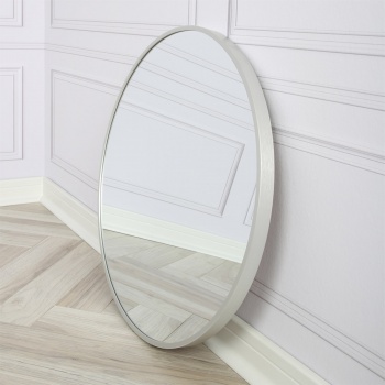 PANDORA Silver Round Mirror - 80cm Large