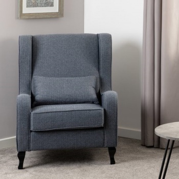Sherborne Fireside Chair - Slate Blue